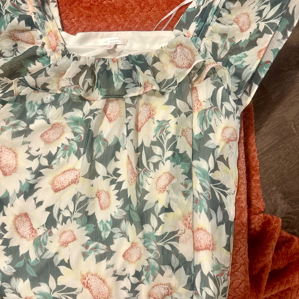 LC Lauren Conrad Multicolor Floral Dress